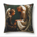 Cushion, two angels
