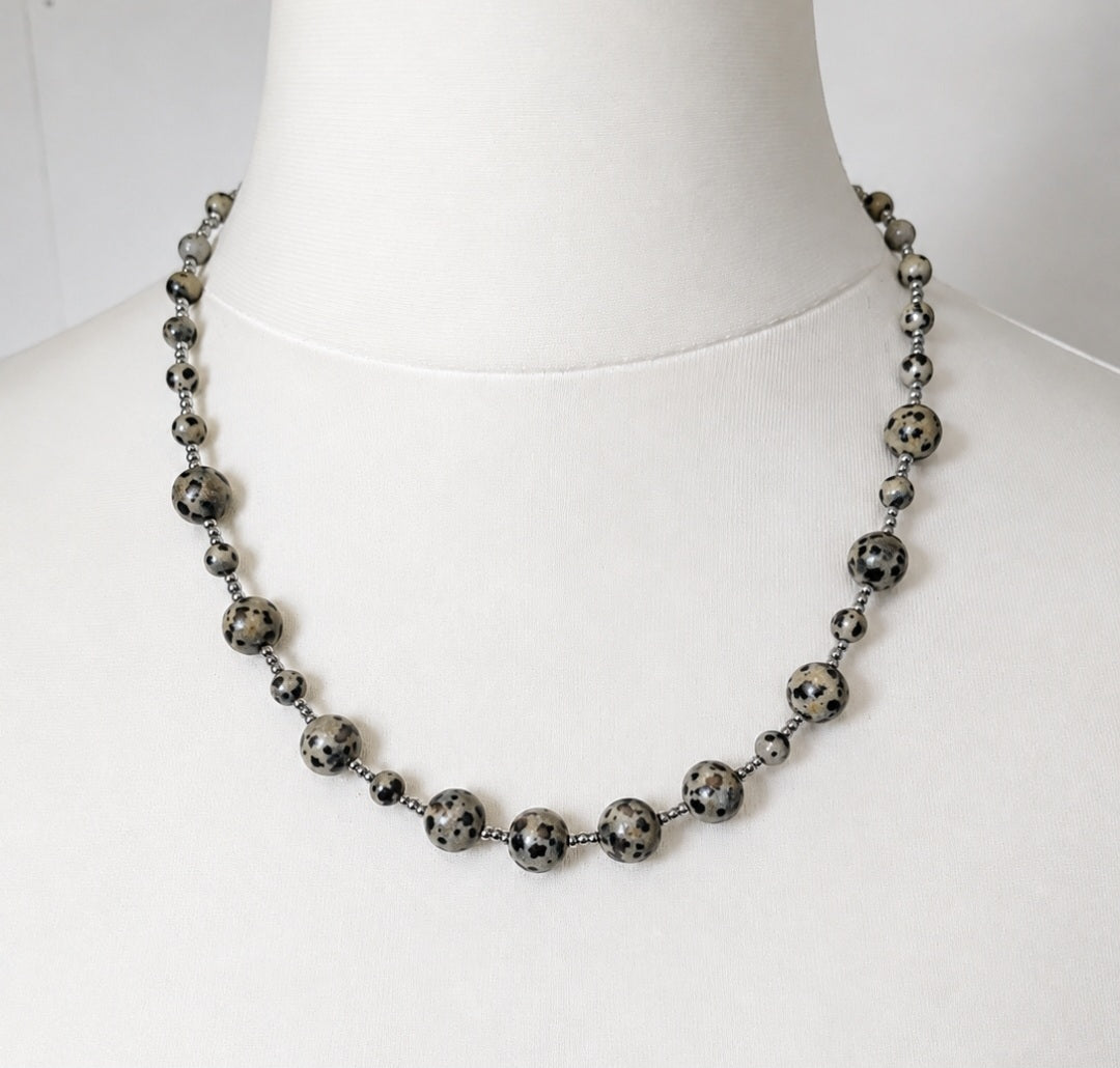 Dalmation Jasper necklace