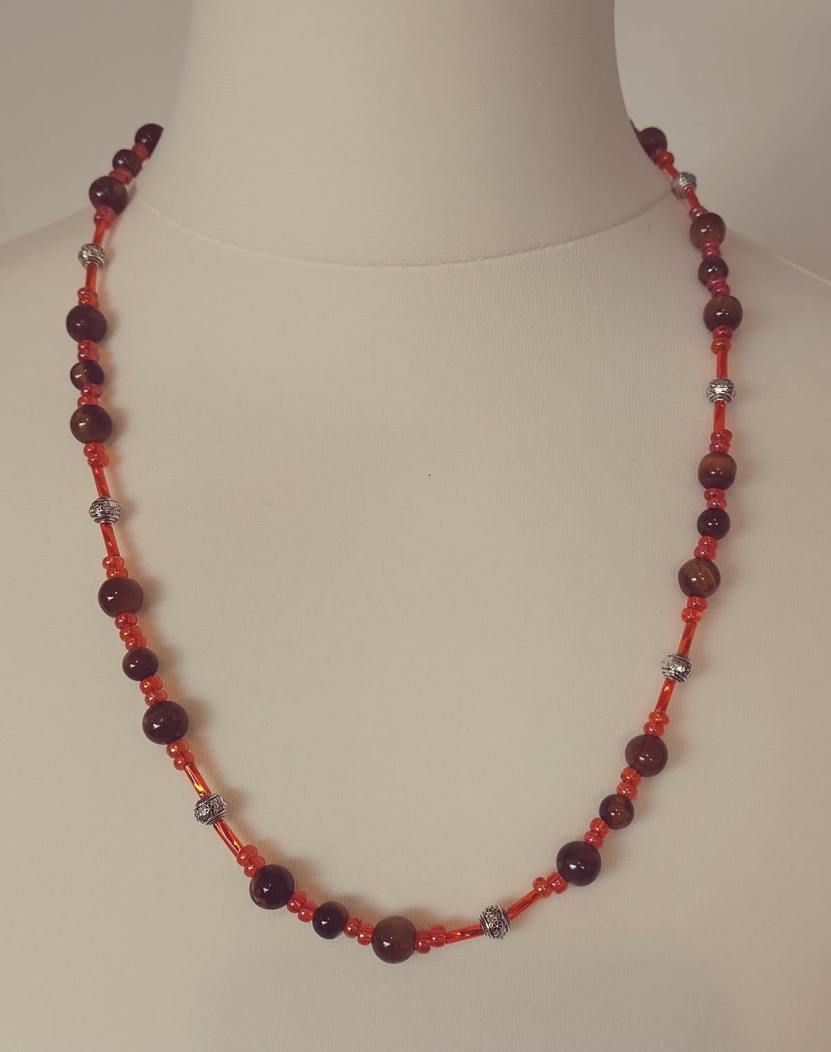 Tigers eye and glass set