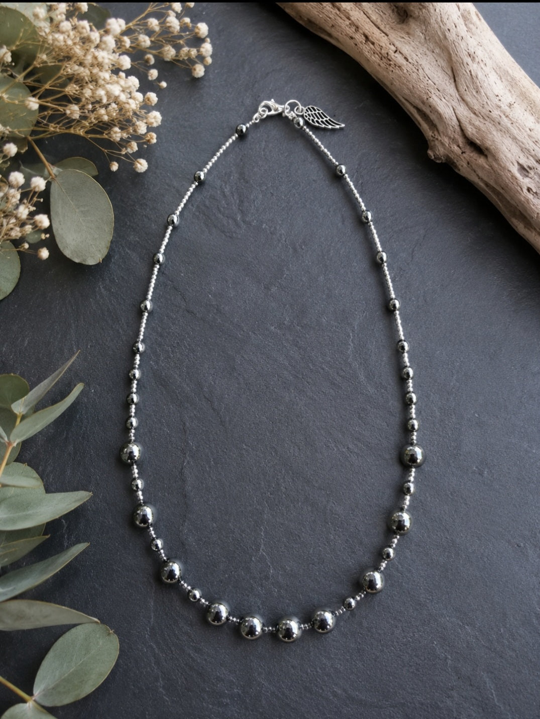 Hematite necklace