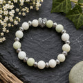 Sparkle glass bracelet with Angel wings heart feature