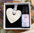 Clay diffuser - heart